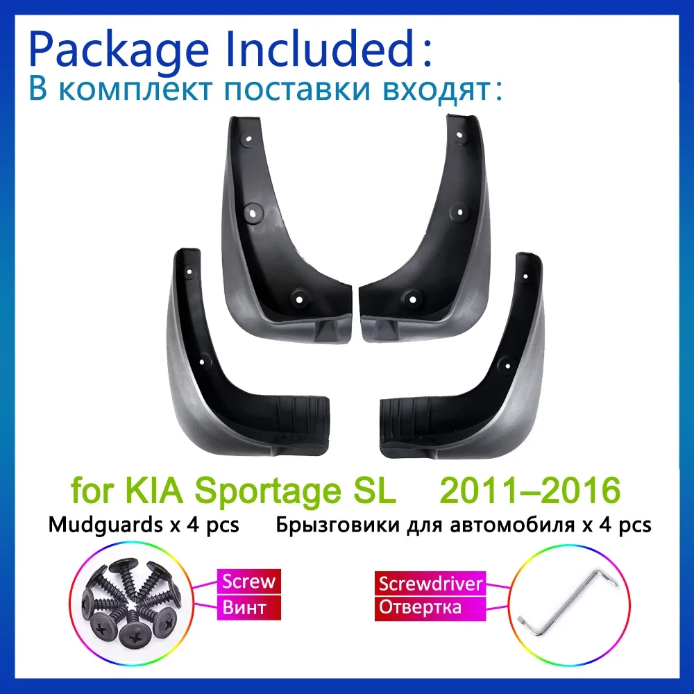 

4 шт., брызговики для KIA Sportage SL 2011 2012 2013 - 2015 2016