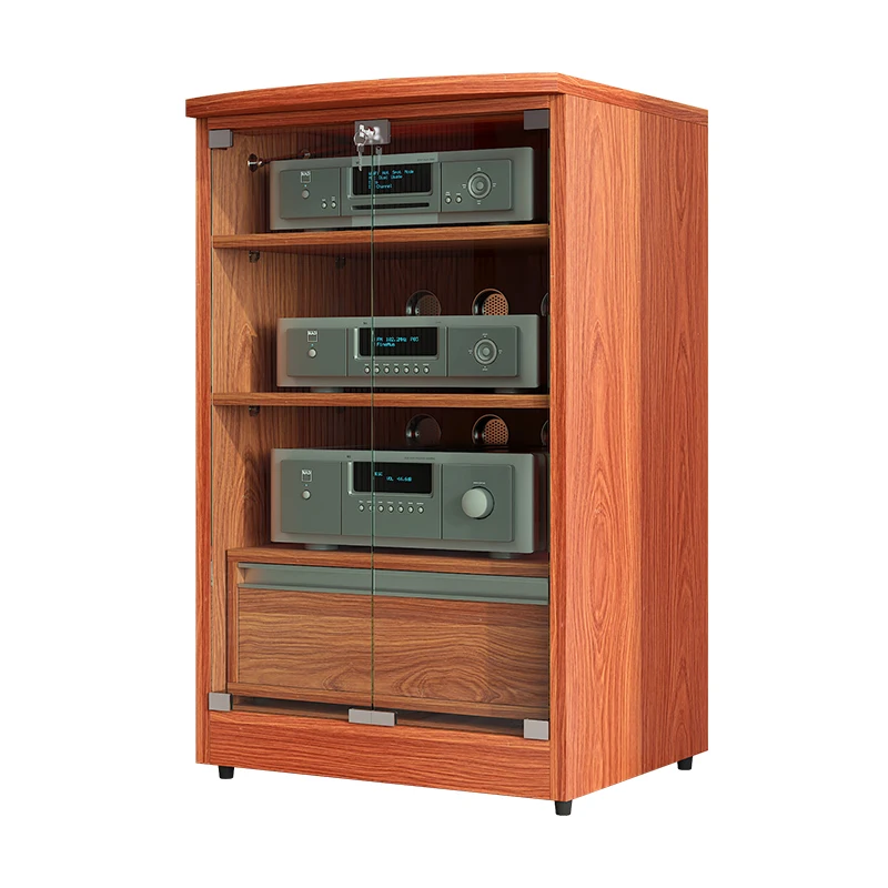 

Deluxe Power Amplifier Equipment KTV Audio Locked Cabinet