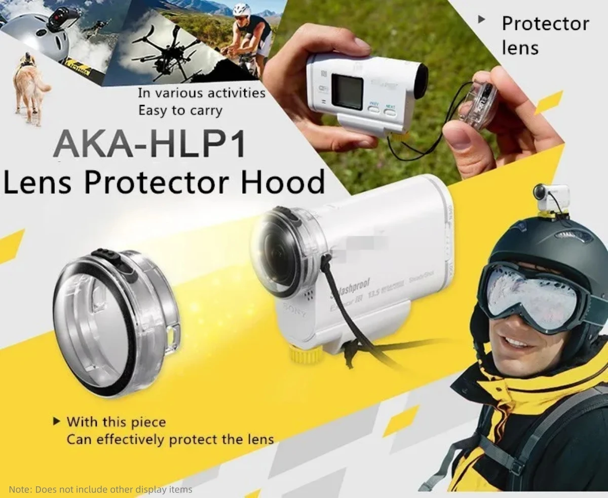Original AKA-HLP1 Lens Protection Cover For SONY HDR-AS50 AS50R AS100V AS200V AZ1 FDR-X1000V Camera AKA-HLP1 Protective Glass