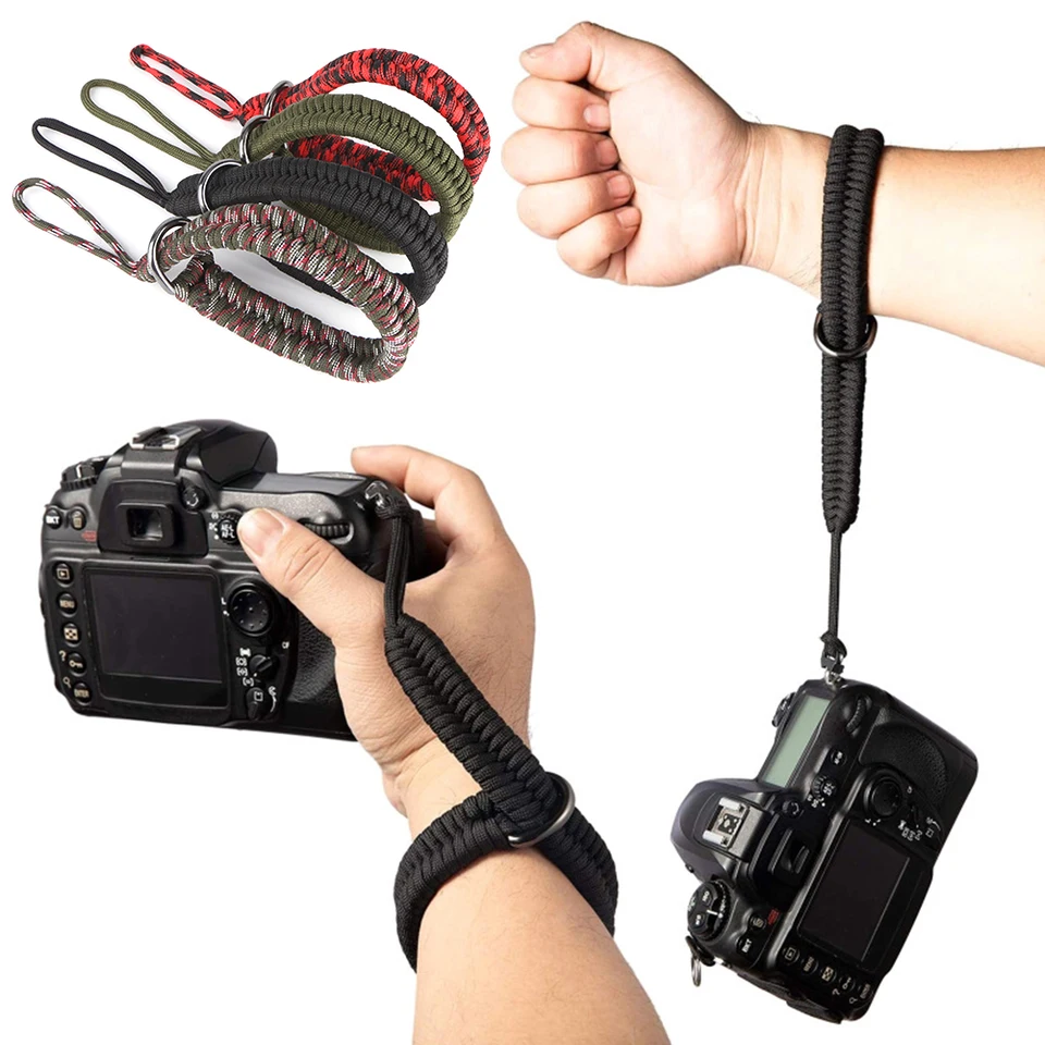 Adjustable Handmade Woven Camera Wrist Strap