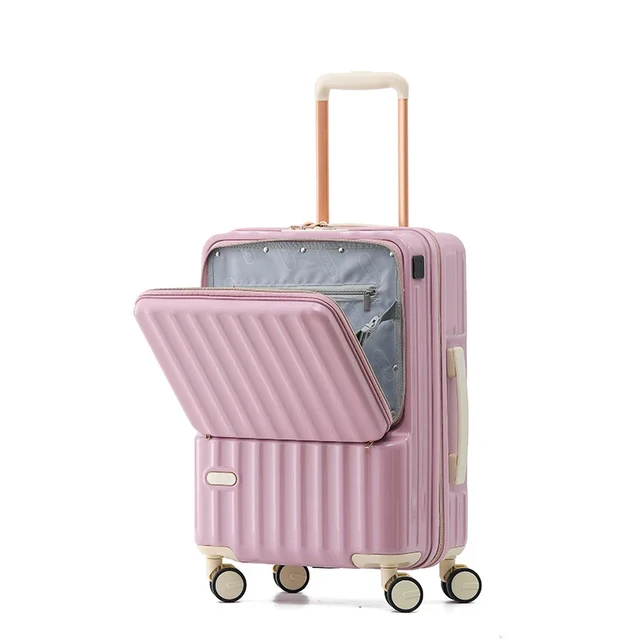 2023 New Luggage Female 20 Inch Boarding Suitcases Multifunction