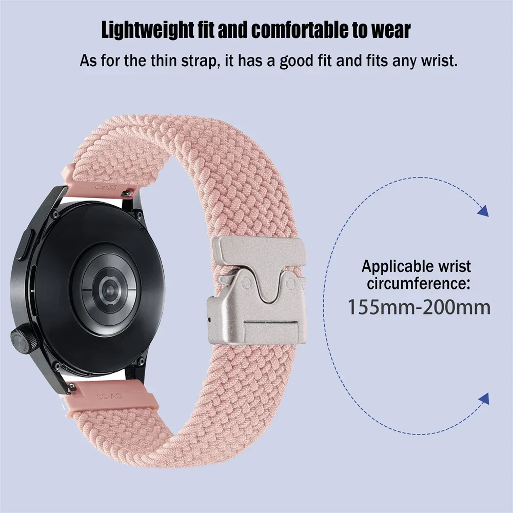 Breathable Nylon Parachute Buckle Wristband Strap