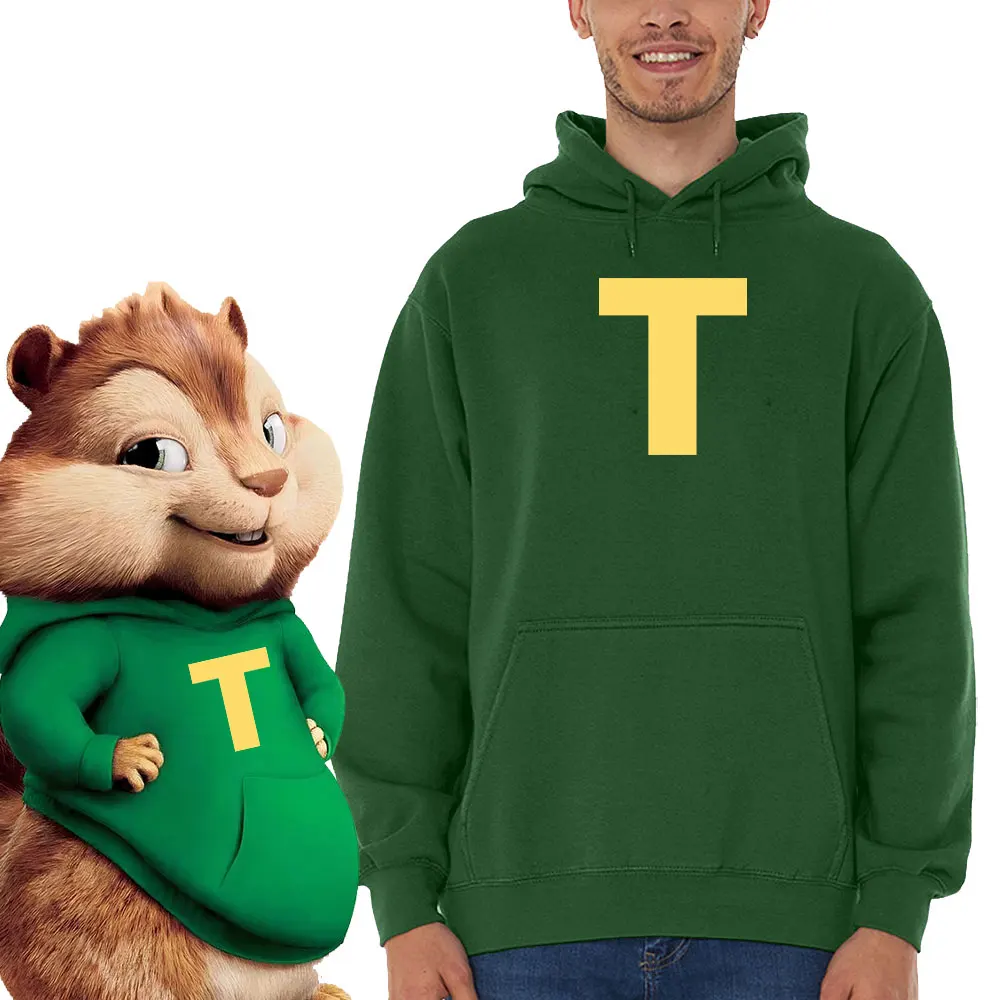 Alvin and The Chipmunks: The Squeakquel's Pullover Woman Manfashion Drop Shoulder Hoodie Is Available for Best Friend Sweatshirt 4