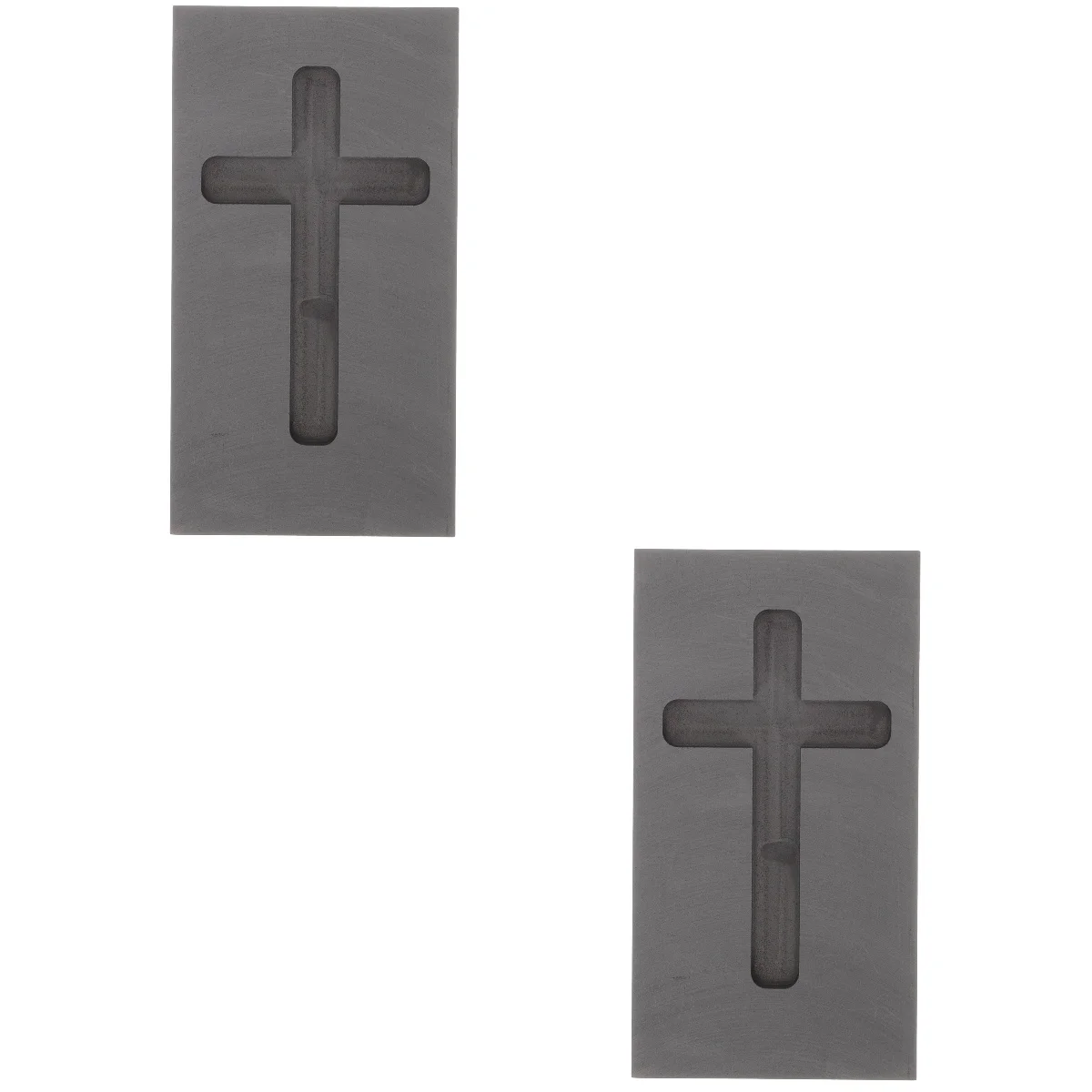 

Набор из 2 предметов, инструмент для литья под давлением, формы для литья под серебро, инструменты для изготовления ювелирных изделий, Графитовая модель «сделай сам» в форме сердца