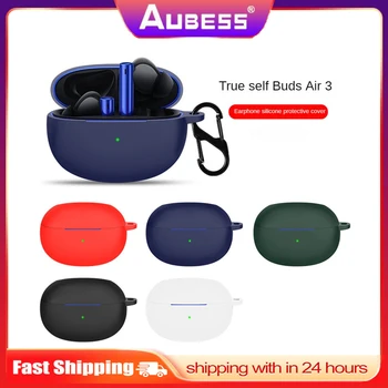 For Realme Bud Air 3 Silicone Cover Anti-drop Bluetooth-compatible Earphone Case Stylish And Simple Style Silicone Earphone Case