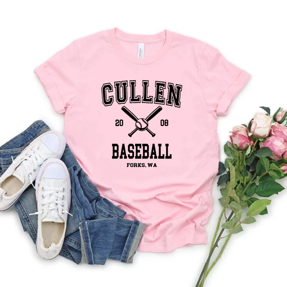 Twilight T Shirt Forks T-shirt Cullen Baseball Shirt Unisex Women Men Tshirts Graphic Tee Streetwear Women Top Crewneck Tshirts 3
