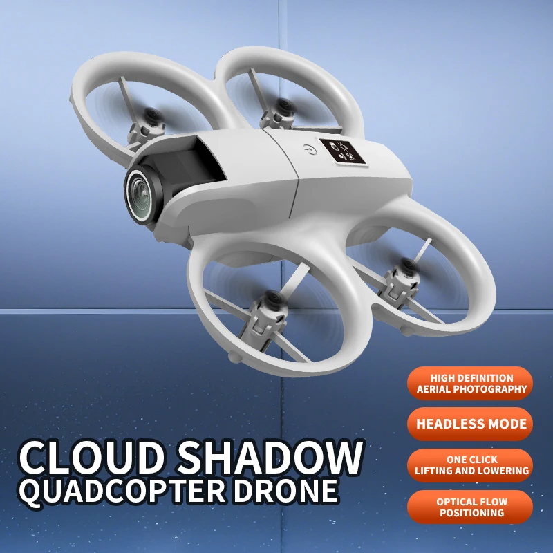 Vue rapprochée de la caméra HD WiFi FPV du Mini Drone H135 avec stabilisation