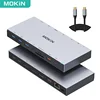 MOKiN USB C Docking Station 4K 60Hz HDMI DP USB 3.0 100WPD USB-C 10Gbps Triple Display 3 Monitors for Windows MacBook Surface 1
