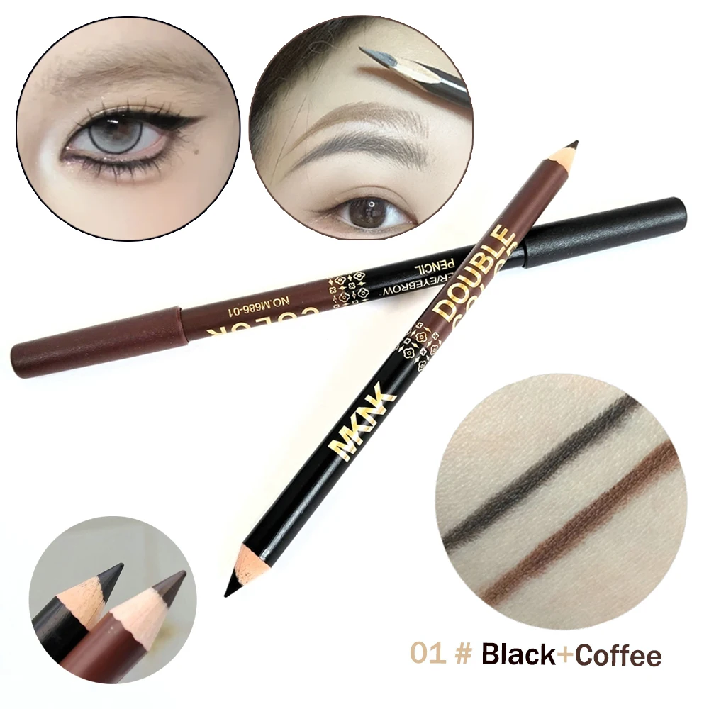 Long-lasting Waterproof Double-ended Eyeliner And Eyeshadow Pencil_voghion.com