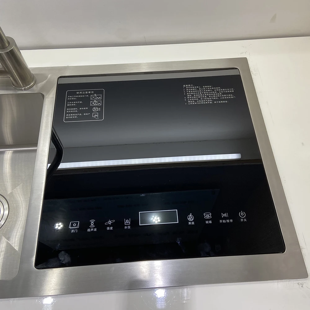 Integrated Automatic Kitchen Dishwasher/ultrasonic Water Spray Sink Dishwasher 4