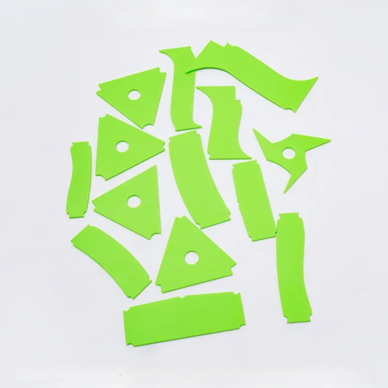 Pottery Tools Ceramic Drawing Scraper ABS Material DIY Ceramic Texture Auxiliary Clay Trimming Sculpture Shaping 14pcs/set