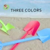 Children Wood Stick Beach Shovel Play House Stainless Steel Pointed Snow Thickened Plastic Shovel Outdoor Toy Kids Gift 1