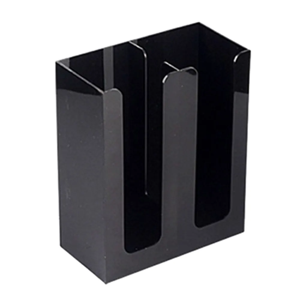 

Durable Coffee Cup Holder For Easy Cup Organization 2 Compartments Disposable Cup Storage Rack