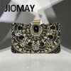 JIOMAY Flower Diamond Luxury Designer Handbags Shiny And Luxurious Style Square Bag Purse New Models Shoulder Bag Messenger Bag