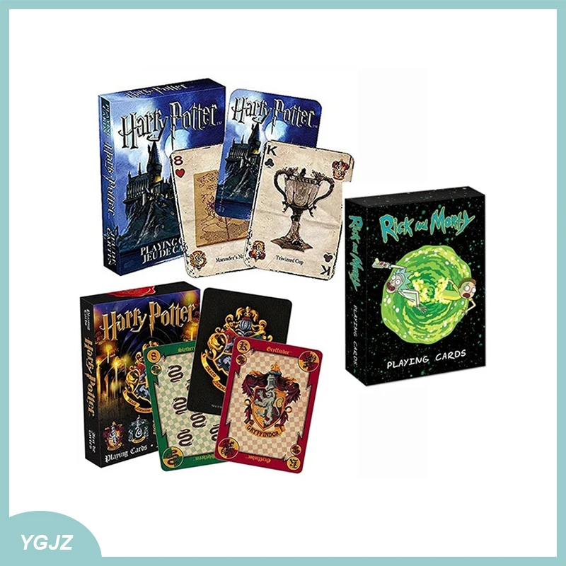 Rick And Morty Poker Carte Da Gioco Periferiche Televisive Gioco Da Tavolo Poker Cosplay Party Toys