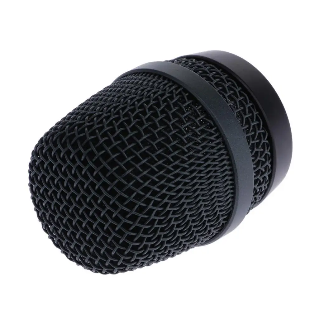 Replacement Microphone Grille Ball Head Stainless Steel Mesh Microphone Grill Head 1pcs for Replacement Parts