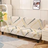 Printed Futon Cover Stretch Sofa Bed Cover Armless Sofa Covers with Elastic Bottom for Living Room Bedroom Furniture S/M/L sizes 6
