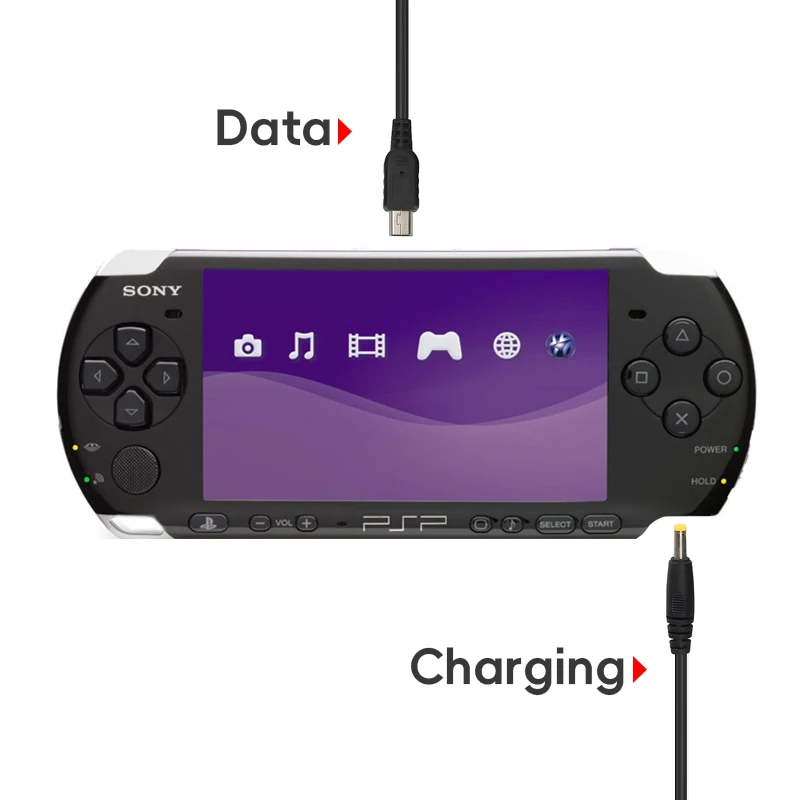 Dual-Function USB Charger and Data Cable
