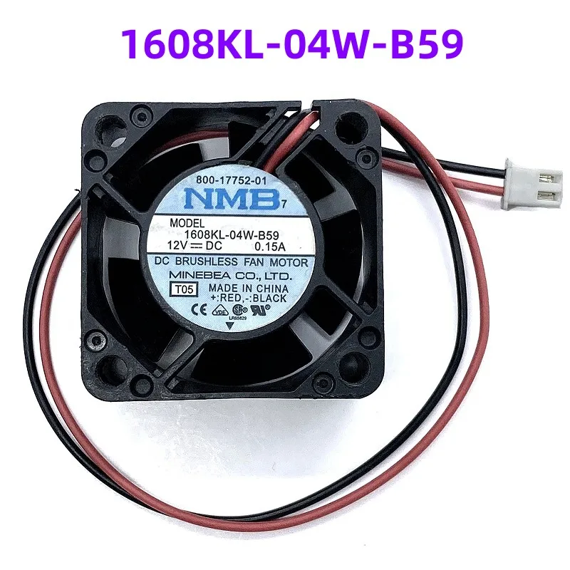 

1608KL-04W-B59 DC12V 0.15A 1,8 W 31DB 8000 об/мин 40*40*20 мм вентилятор, оригинальный двухшаровой инвертор, инвертор, вентилятор для шкафа