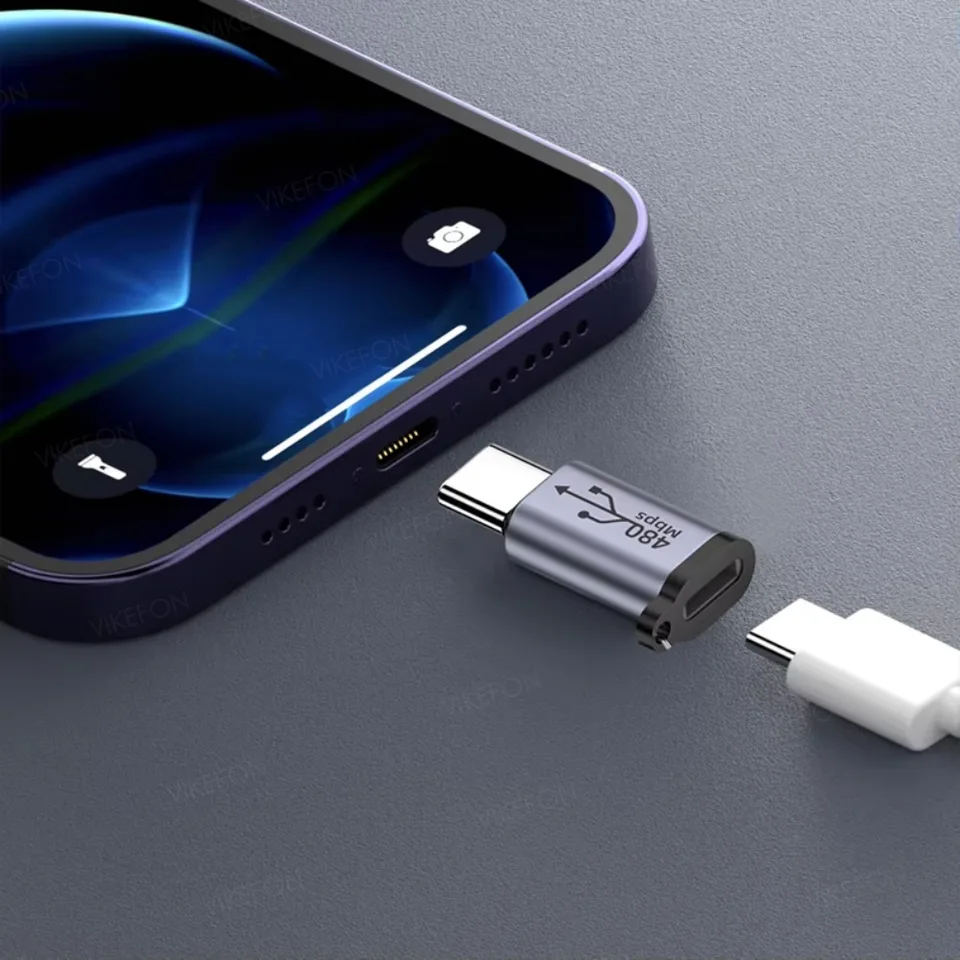 Type C Adapter USB C To Micro To Mini USB Female Converters For iPhone 14 13 Xiaomi Samsung For Lightning Male Charger Adapter