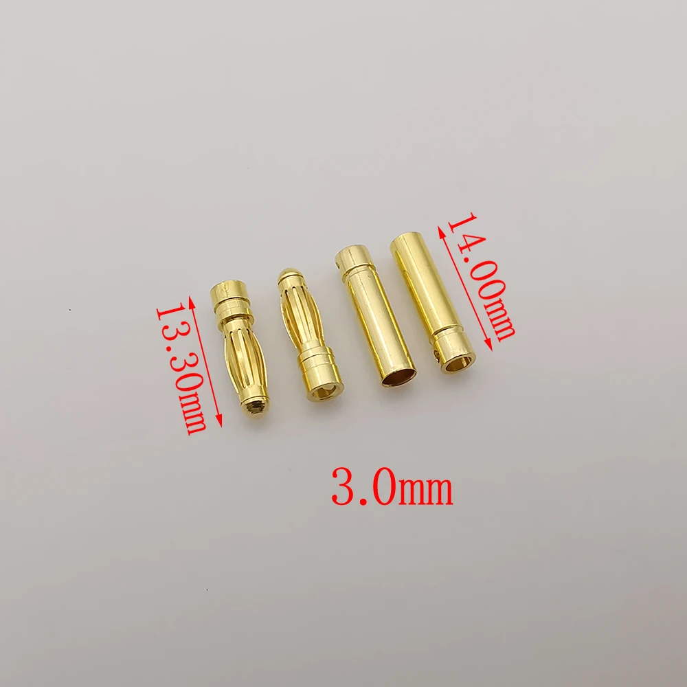 Connecteurs Batterie RC 2.0/3.0/3.5mm Lot 5/10 Paires