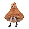 Cartoon Capybara Wearable Hooded Blanket For Adult Soft Warm Flannel Cute Capybara Hoodie Shawl Throw Cloak Wrap For Home Office 1