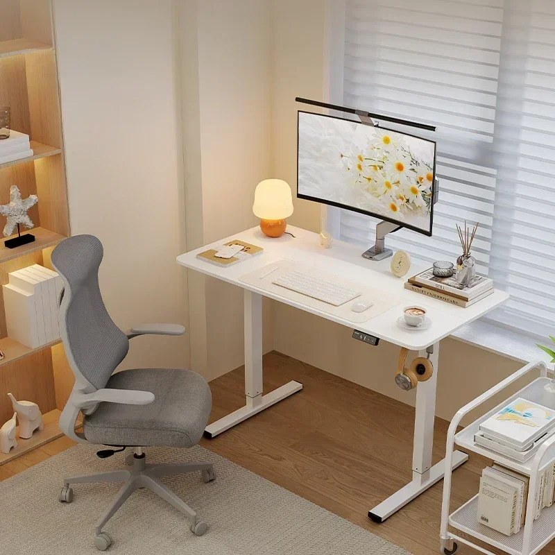 2025-skillful manufactureFurniture Home Desk Interior Tables Room Tv Supports Gaming Setup Gamer Computer Electric Escri