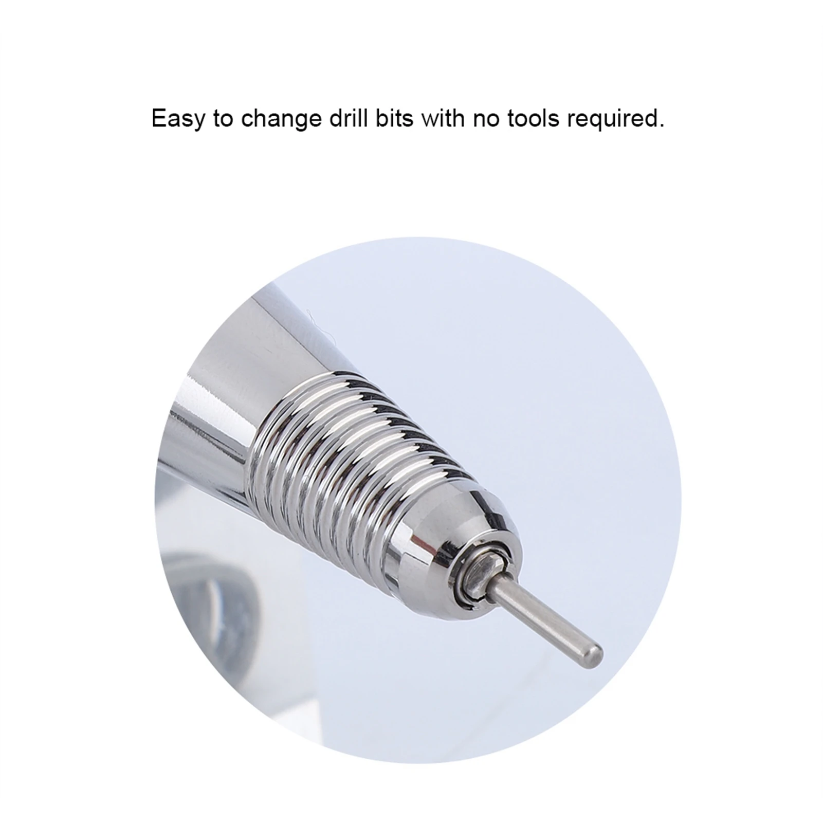 35000RPM Manicure Nail Drill Replacement Handle Handpiece for Electric Nail Polishing Machine Electric Nail Manicure Machine
