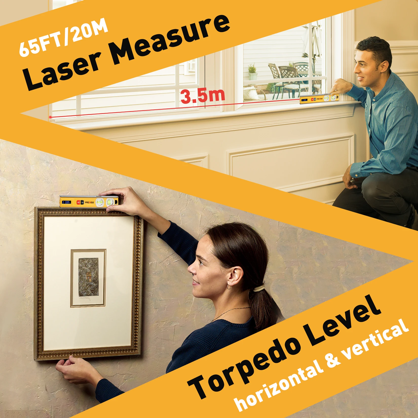 Mesure laser 20m