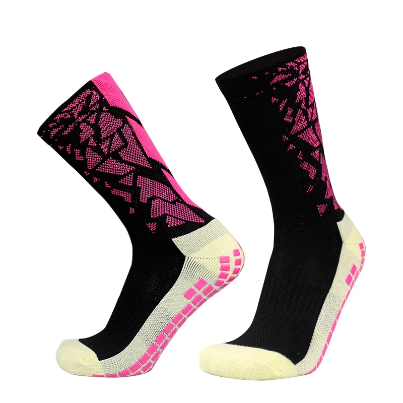Silicone Anti Slip Football Takraw Men Women Sport Basketball Grip Soccer Socks_voghion.com