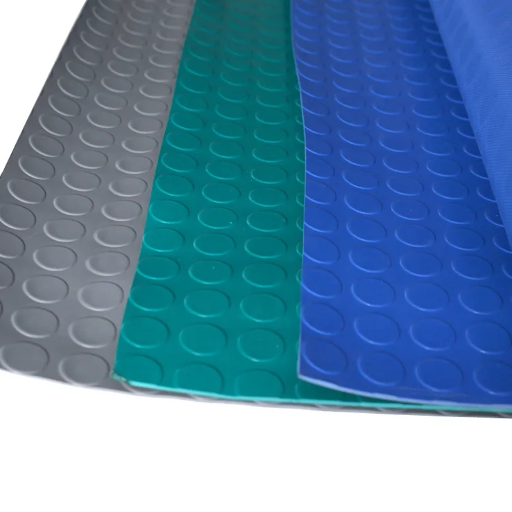Wholesale Industrial Non-Slip Anti-Fatigue Coin PVC Plastic Floor Roll Mat