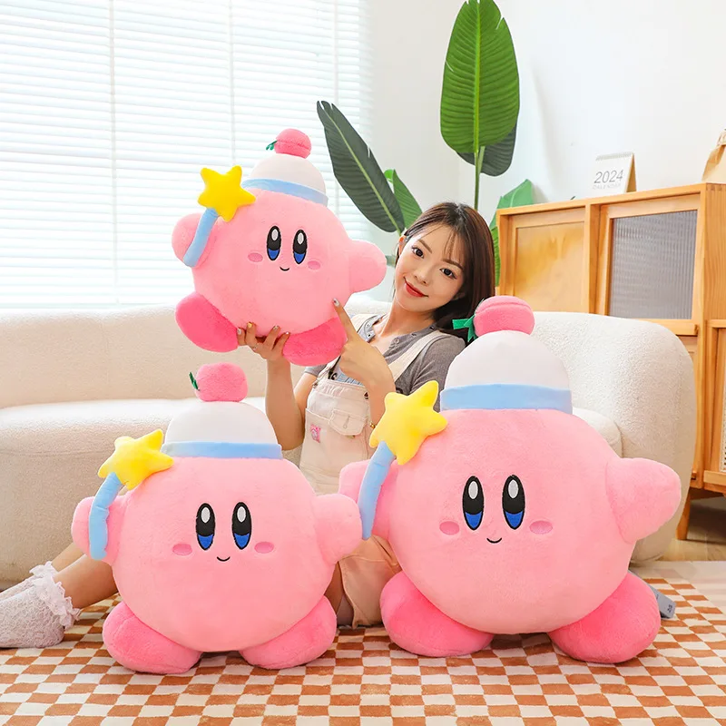 50cm Big Sizemagic wand Kirby plush toy new animation surrounding