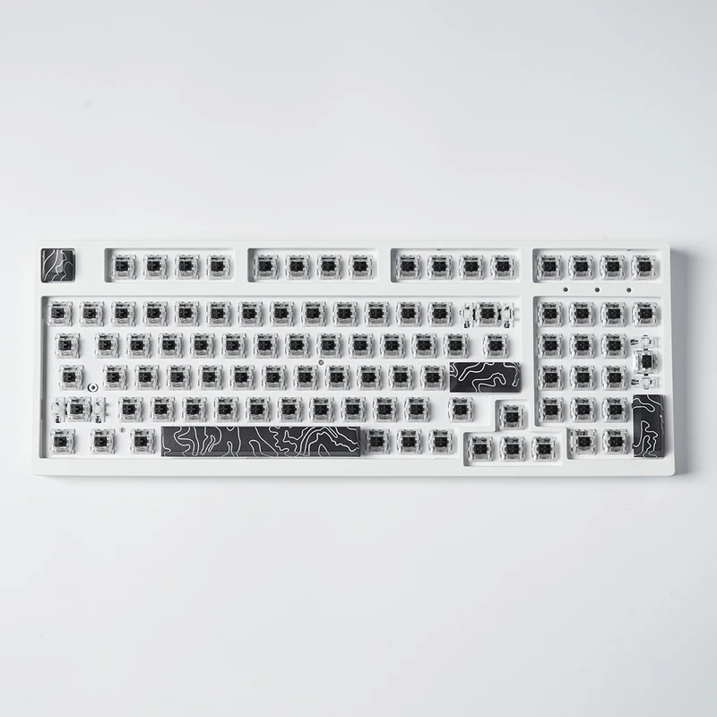 Coral Sea Keycap 4PCS Keycaps Cherry Profile Dye-Sub PBT Keycaps Space Bar 6.25U ESC Enter Custom Keycap For Mechanical Keyboard