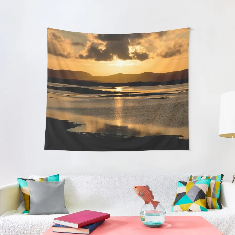 

Sunrise in the Outer Hebrides Tapestry Home Decor Accessories Room Aesthetic Living Room Decoration Room Decor Cute Tapestry