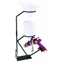 Car Paint Sprayer Stand Bracket Paper Funnel Rack Storage Rack Steel Spray Gun Accessories Spray Gun Holder Household 1