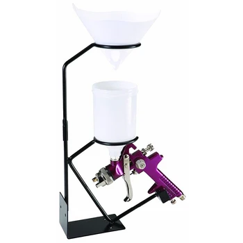 Car Paint Sprayer Stand Bracket Paper Funnel Rack Storage Rack Steel Spray Gun Accessories Spray Gun Holder Household 1