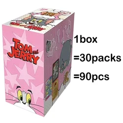 Classic Tom & Jerry Collectible Cards Booster Box - Featuring Exclusive Rare Gold Holo Trading Cards (1 Box Per 30 packs)