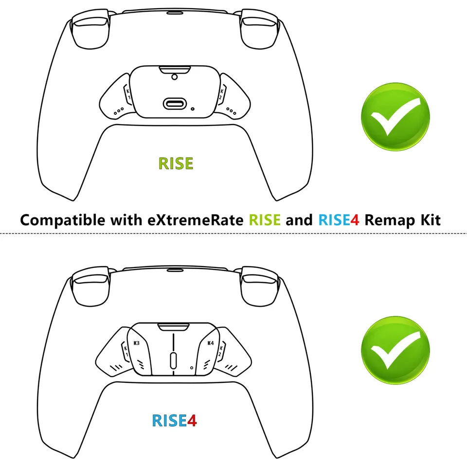 Extreme Rate PS5 Controller Rubberized Grip Shell