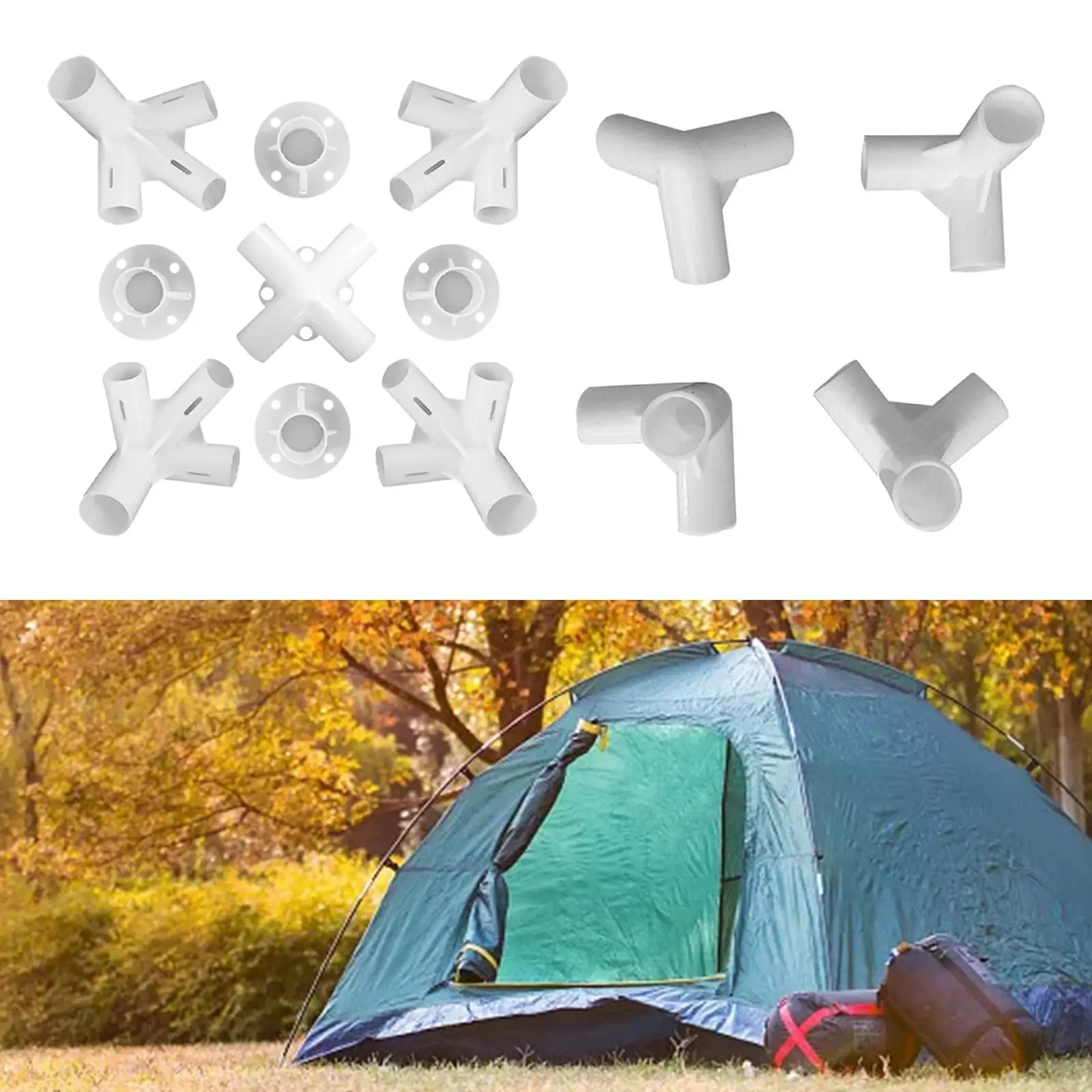 

13x Spare Parts Center Connector Accessories Corner Gazebo Camping Hiking