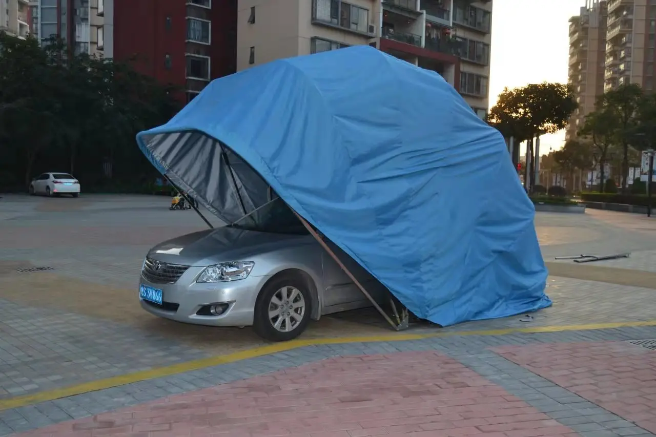 Universal Car Sun Shade Umbrella Cover Tent Cloth UV Waterproof 4X2.1M Protector  Windshield Parasol /Car Tent Garge Parking Shed - AliExpress