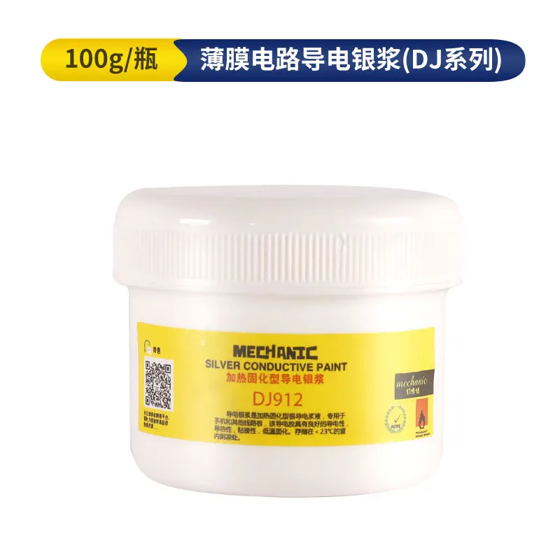 Silver Conductive Glue, Low Temperature Curing Conductive Adhesive 20000mpa  With Needle Tip For Electronics Repair 