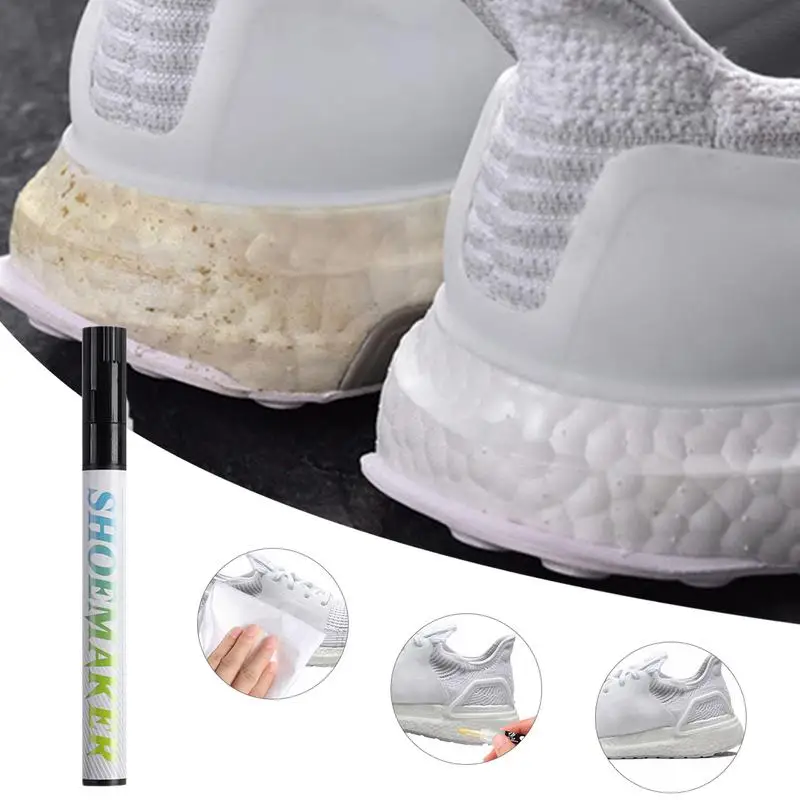 White Shoe Polish 20g Effective Black Shoe Markers White Cleaner Professional Repairing Pen Marker Lightweight