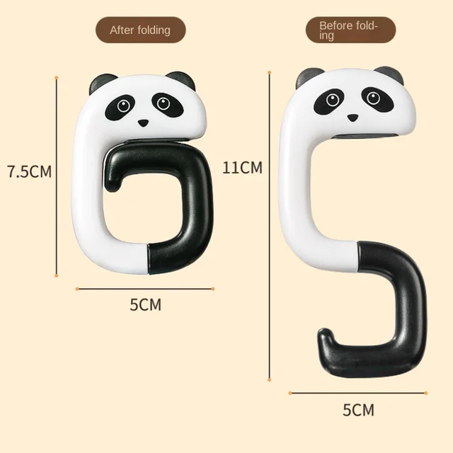 Hordozható Műanyag Zacskó Aranyos Állati Horog A Dekoratív Asztali Táska Horgok Falfali Tartó Kézitáska Fogas - Image 6