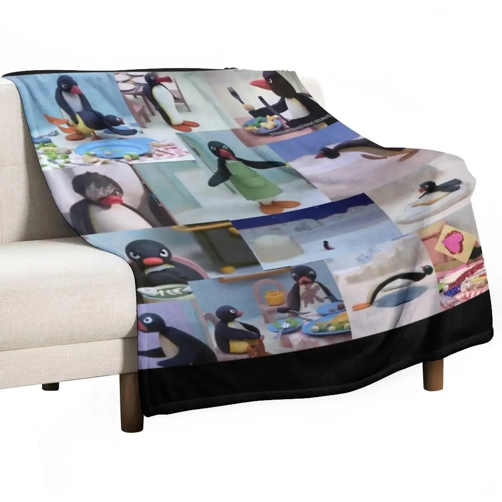 

Pingu III Throw Blanket Blankets For Baby Flannel Blankets