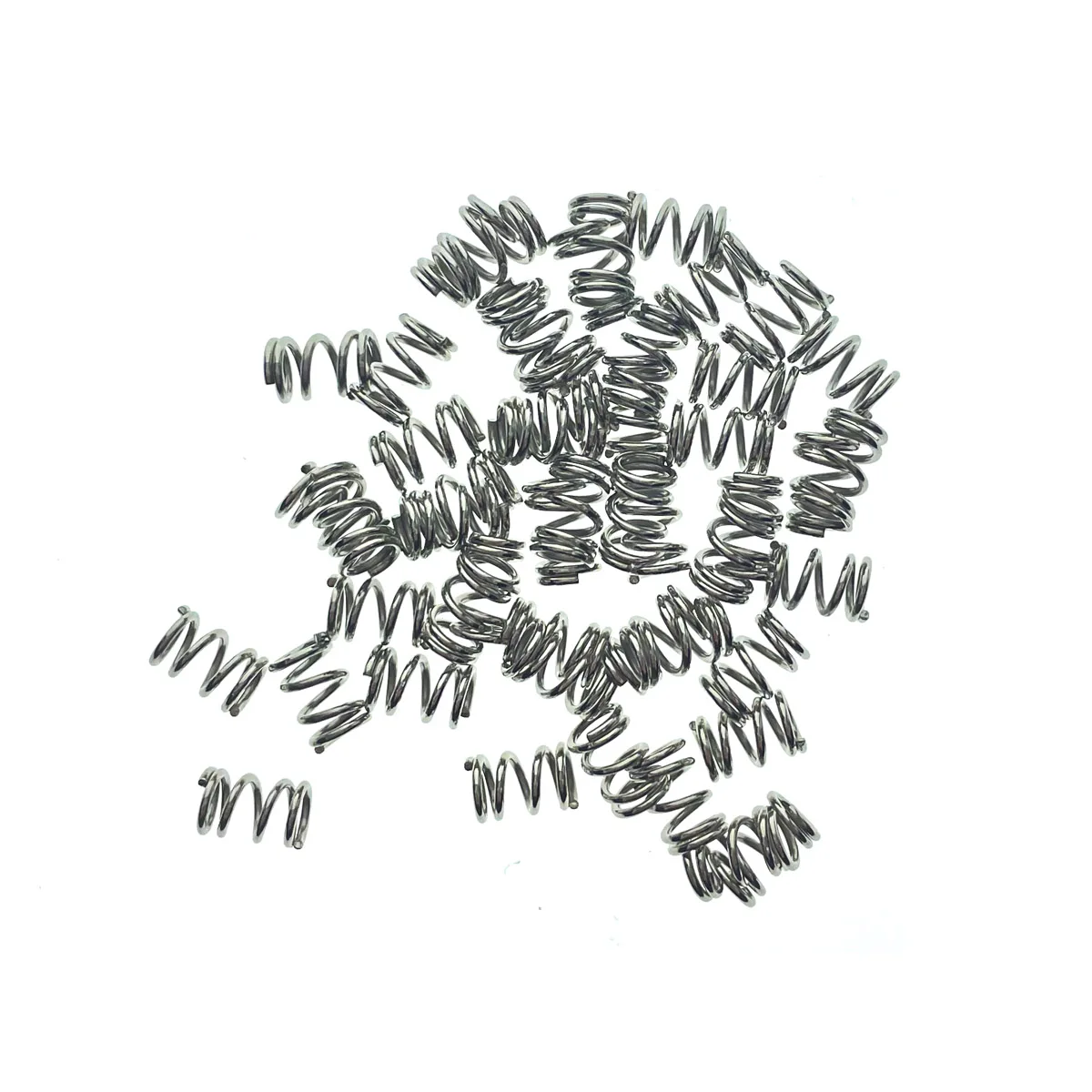 

KAISH Pack of 50 Steel Guitar Tremolo Bridge Saddle Intonation Springs Guitar Bridge Saddle Spring for American Standard Strat