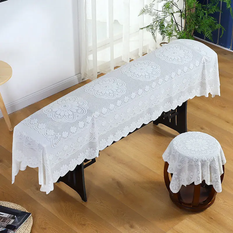 Lace Piano Covers Dust-proof Household Furniture Electronic Digital s Protective Cover Upright Dust-cover Decoration