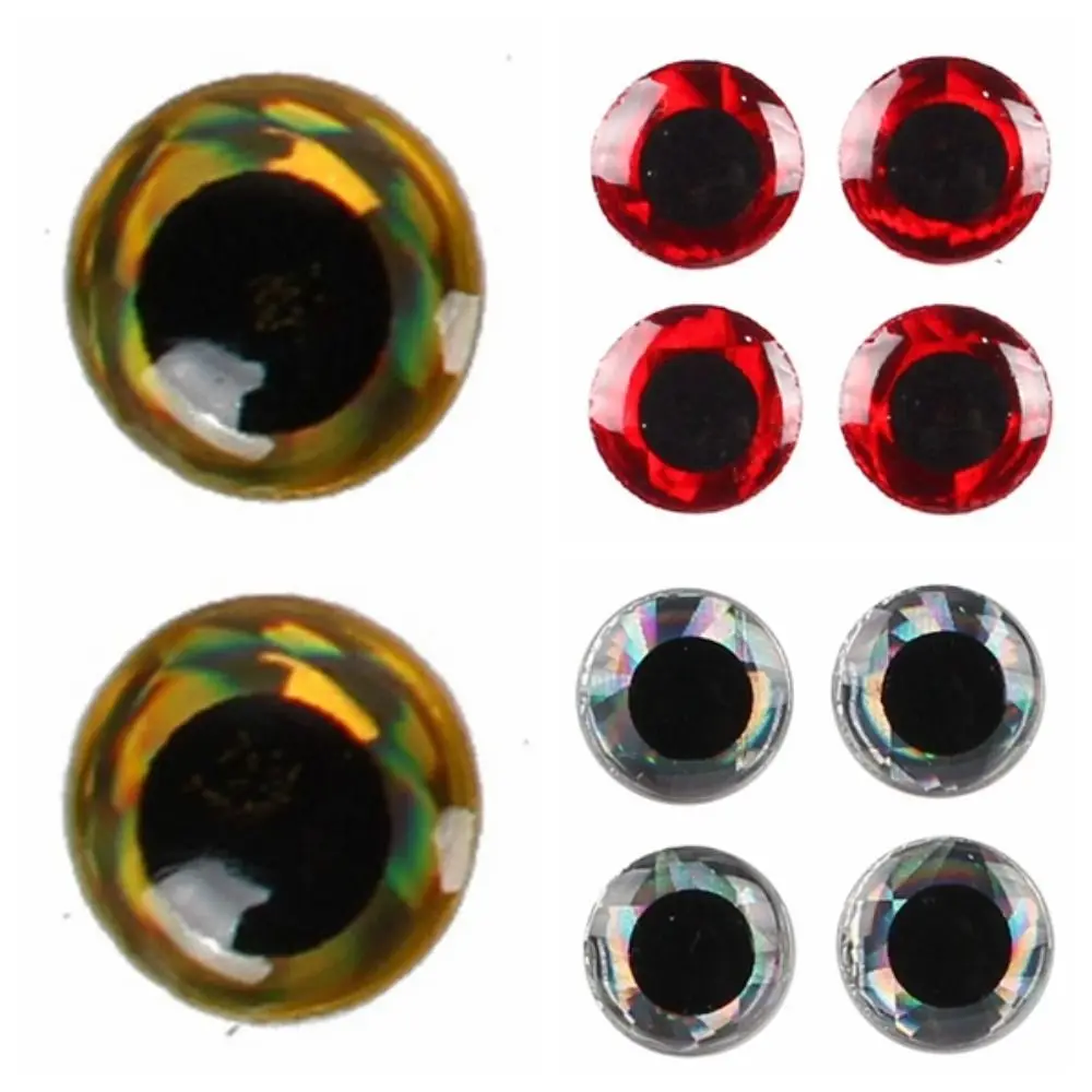 

Fishing Lures Eyes Holographic 3D 3mm 4mm 5mm 6mm Simulation Fly Fishing Minnow Artificial Fish DIY Eye Sticker Tackle 100Pcs