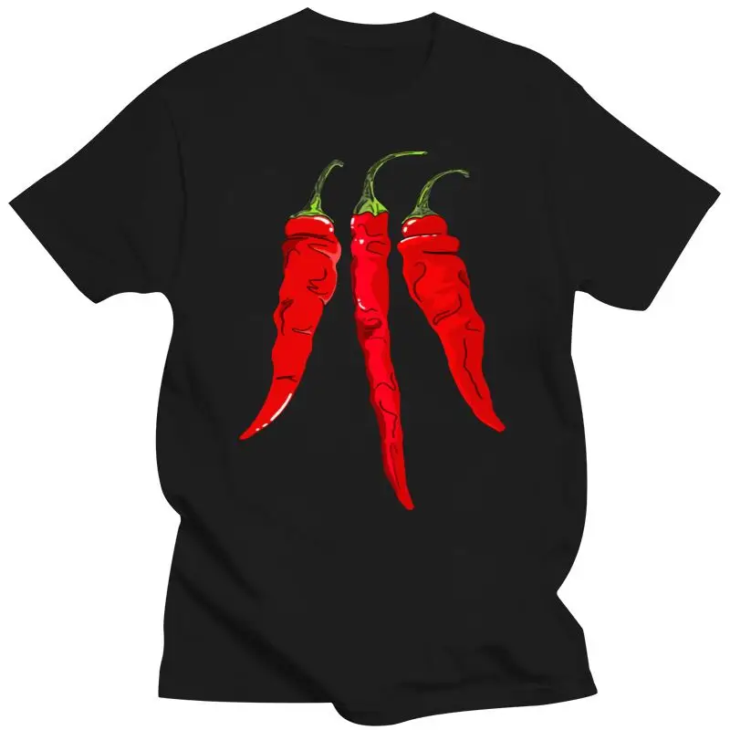 

Повседневная Универсальная футболка для мужчин и женщин, модный топ оверсайз с коротким рукавом и принтом острых блюд, перец и горячий соус, уличная одежда в стиле Харадзюку