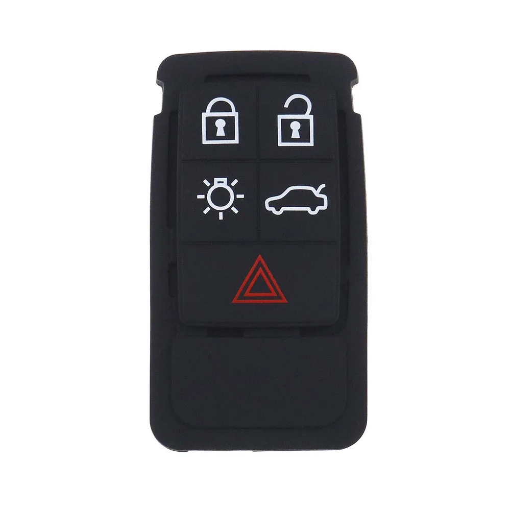 Protect Your Car Key Buttons 5 Button Rubber Case Pad for Volvo XC60 XC70 V70 S60 S80 Made of Durable Rubber Material