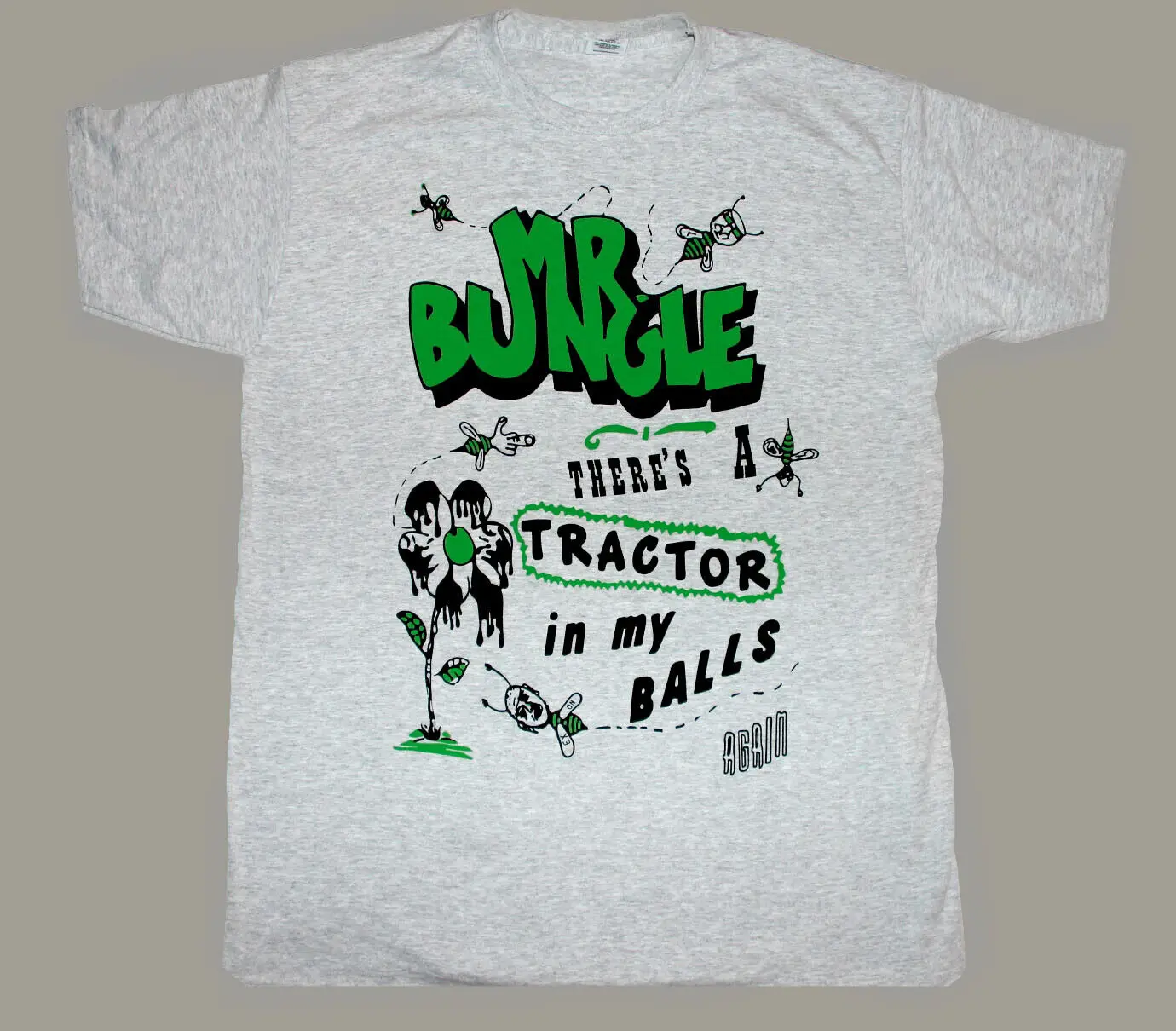Mr. Bungle Tractor Balls Mike Patton Faith No More Tomahawk T-Shirt Grigia